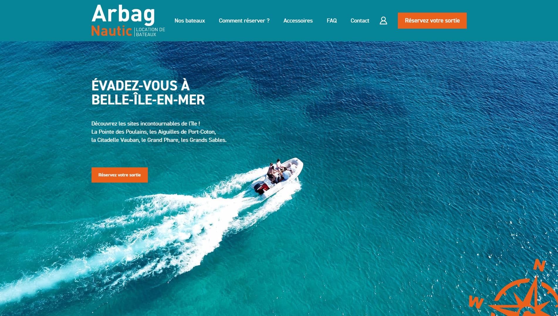 Arbag Nautic : Site web