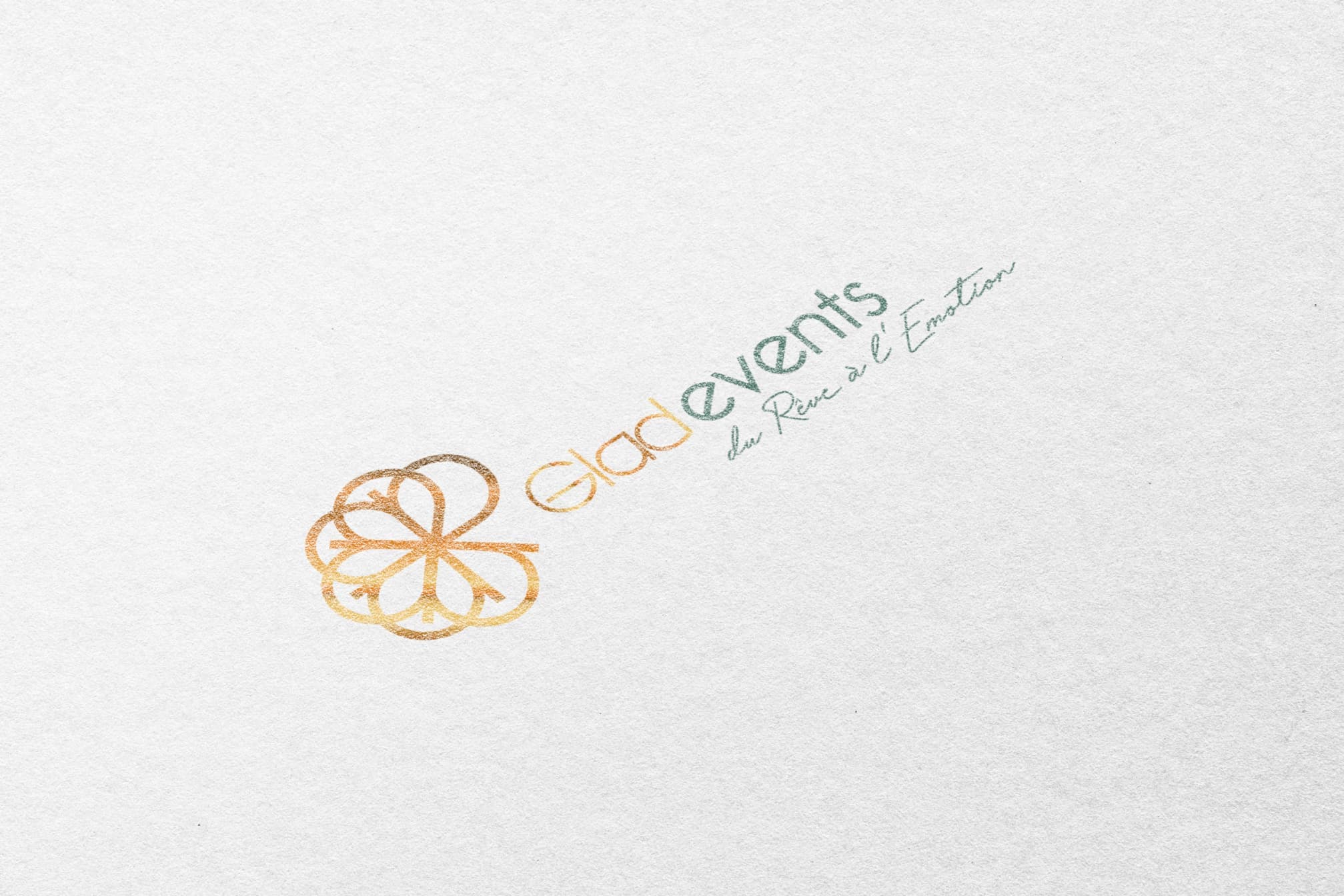 Glad Events : Identité visuelle, site web, supports imprimés