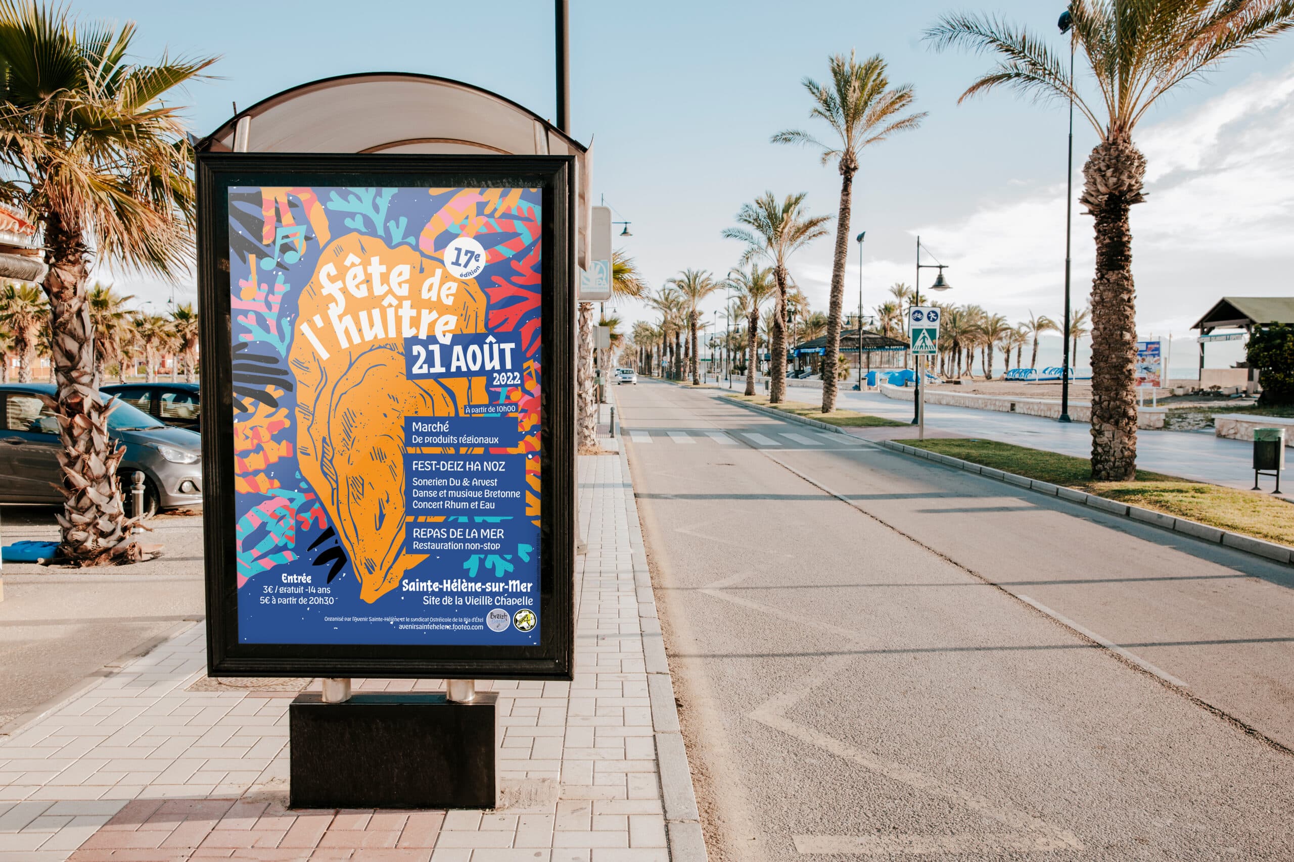 Fête de l'huître 2022 : Identité visuelle, supports imprimés