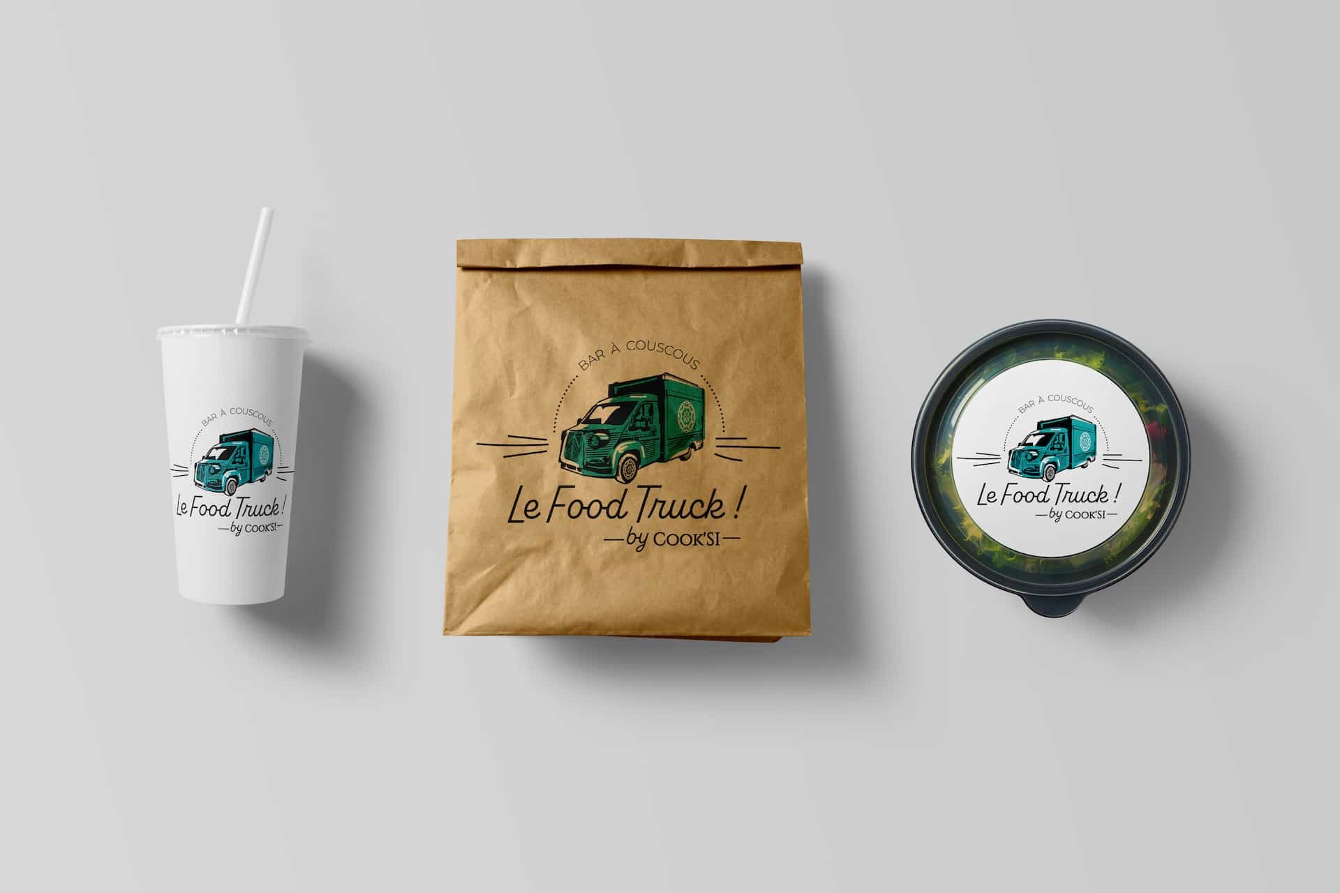 Cook'si : Identité visuelle, support imprimé