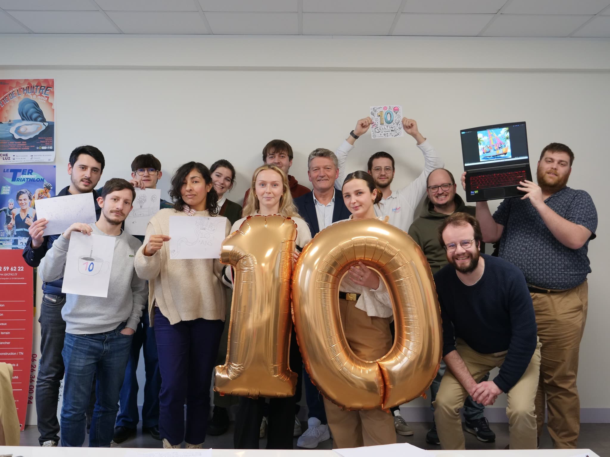 Selltim 10 ans photo de groupe