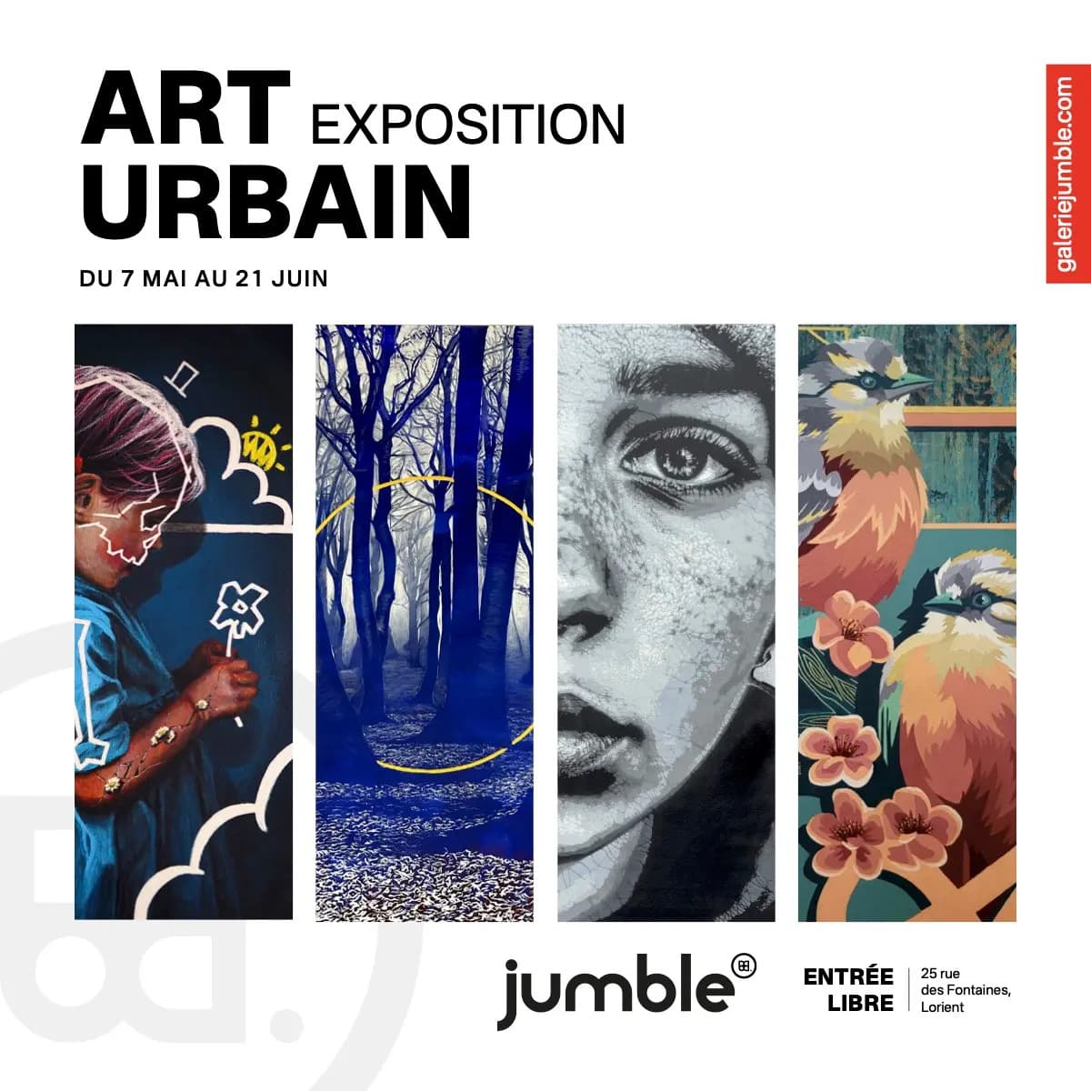 Vernissage de la galerie Jumble à Lorient